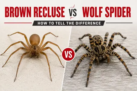 Brown Recluse vs Wolf Spider